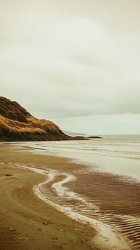 Landscape sea beach sky shoreline nature.