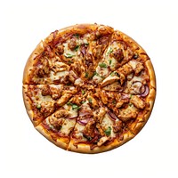 BBQ Chicken Pizza pizza chicken food.