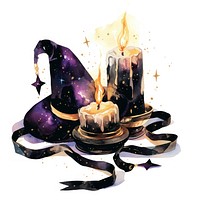 Candle magic candles illustration witchcraft.