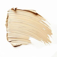 Flat pale Beige paint brushstroke background beige art.