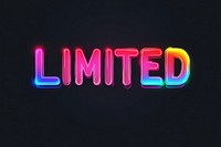 Neon background illustration typography.