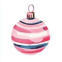 Christmas ornament illustration christmas round.