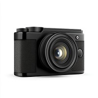 Black Compact camera with zoom lens photography black electronics.