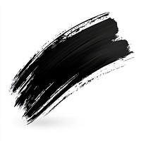 Table brush stroke silhouette background black.