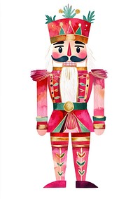 Christmas nutcracker christmas vibrant illustration.