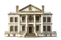 American plantation mansion architecture building house.