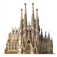 Sagrada familia landmark architecture cathedral.