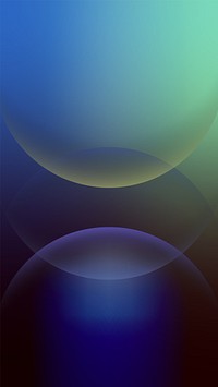 Gradient spheres abstract  mobile wallpaper