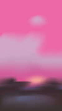 Vibrant pink abstract landscape  mobile wallpaper