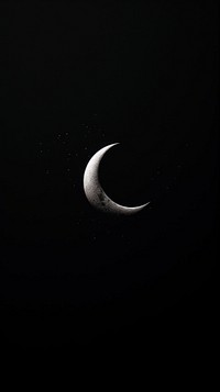  Moon astronomy crescent outdoors. AI generated Image by rawpixel.