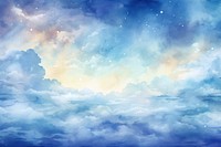 Celestial watercolor background backgrounds outdoors nature.