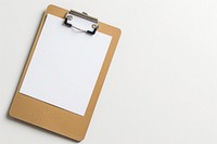 Clipboard text white background document.