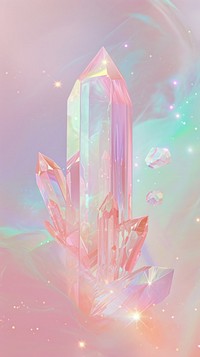 Crystal mineral quartz fragility.