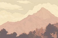 Autumn mountain outdoors nature tranquility. AI generated Image by rawpixel.