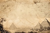 Pyramid and Sphinx of Giza border pyramid architecture backgrounds.