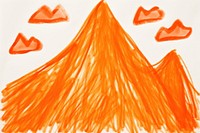 Autumn mountain drawing creativity vegetable. AI generated Image by rawpixel.