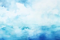 Blue watercolor background backgrounds painting outdoors.