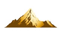 Mountain icon landscape nature gold. AI generated Image by rawpixel.