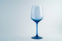 Empty wine glass drink blue refreshment.