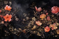 Dark floral watercolor background backgrounds painting pattern.