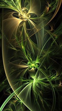  Nature green abstract pattern. AI generated Image by rawpixel.