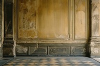 Vintage wall flooring indoors mold.