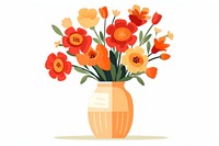 Flower vase plant inflorescence creativity. AI generated Image by rawpixel.