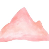 Pink mountain petal white background abstract. AI generated Image by rawpixel.