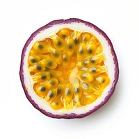 Passion fruit plant food white background. AI generated Image by rawpixel.