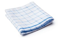 Blue and white napkin white background simplicity tablecloth. AI generated Image by rawpixel.