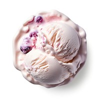 Blueberry dessert cream food. AI generated Image by rawpixel.