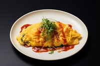 Omurice food omelette egg. AI generated Image by rawpixel.