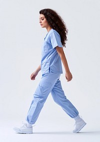 Nurse walking person human.