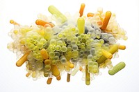 Rod Bacteria pill food white background. AI generated Image by rawpixel.