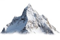 Snow mountain nature outdoors ice. AI generated Image by rawpixel.