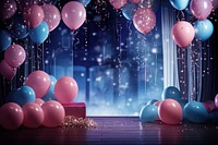 Balloon background party night celebration.