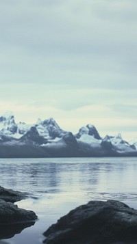  Glaciers landscape mountain outdoors. AI generated Image by rawpixel.