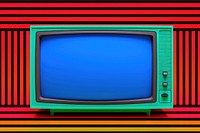 Retro overlay texture effect screen television electronics.
