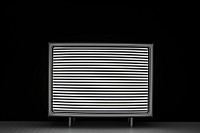 Tv screen  black white architecture.