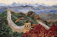 Great wall of china architecture tranquility creativity.