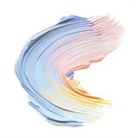 Abstract pastel paint art white background.