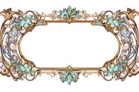 Art nouveau frame border jewelry accessories furniture.