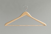 Oak wood clothe hangermockup simplicity coathanger hanging.