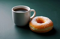 Coffee cup mockup donut drink bread.