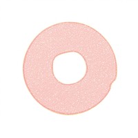 Donut white background confectionery bacterium. AI generated Image by rawpixel.