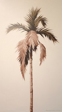 Palm tree plant arecaceae drawing.