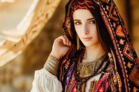 Middle eastern woman tradition spirituality architecture.