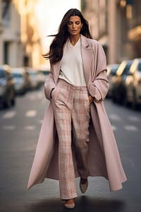 Coat overcoat fashion street.
