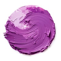 Purple flat paint brush stroke white background lavender magenta.
