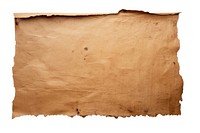 Kraft paper with burnt backgrounds texture white background.
